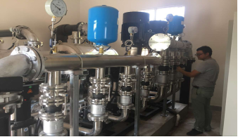 高溫天氣全面檢修二次供水設備,保障用水正常!